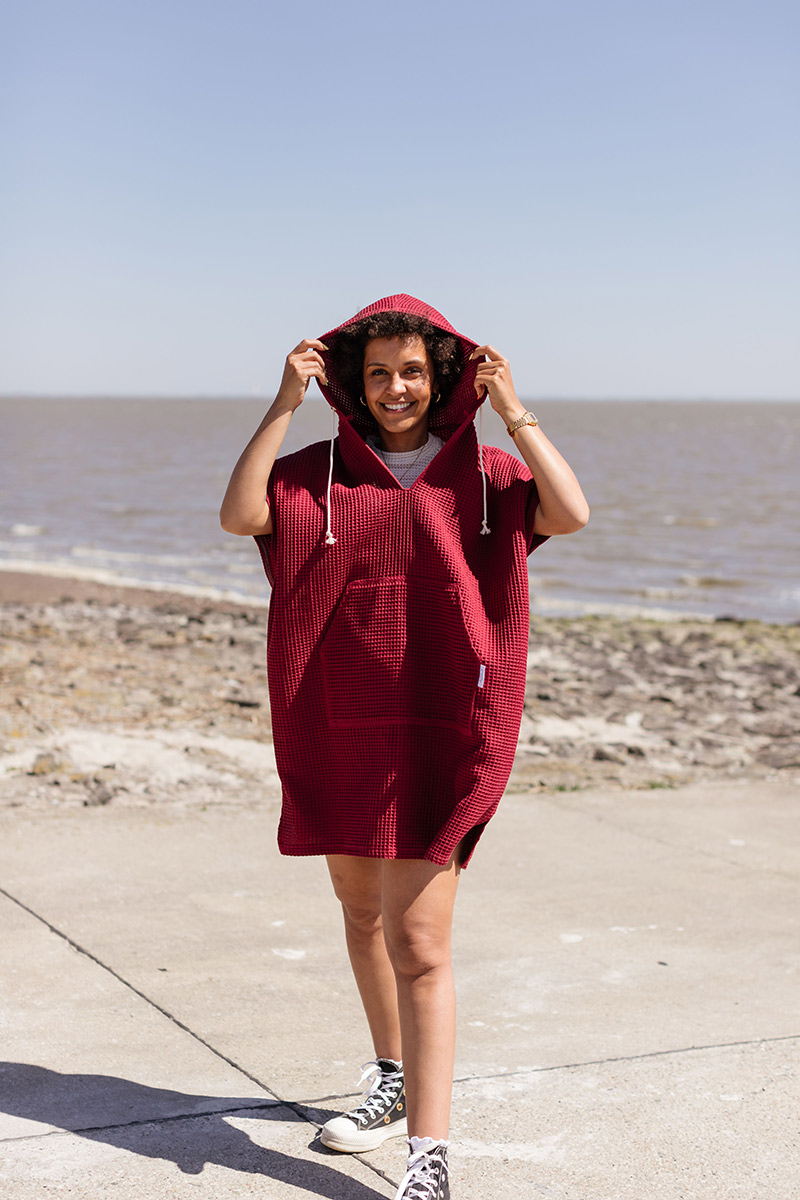 Tunika in der Farbe weinrot aus der Serie Nordseefreundlich